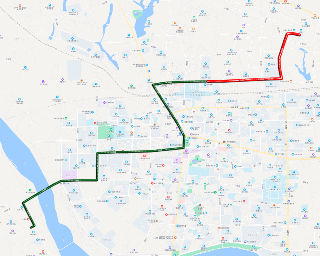 重要提醒:公交线路延伸,临时改线→_大道_劳动路_路口