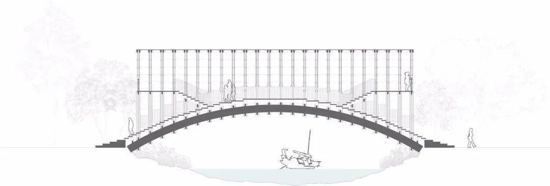 继承了古代廊桥的建造智慧 罗宇杰工作室luo studio_空间_结构_走廊