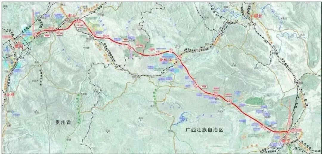 67最新动态预计2023年开通防东铁路线路图请查收