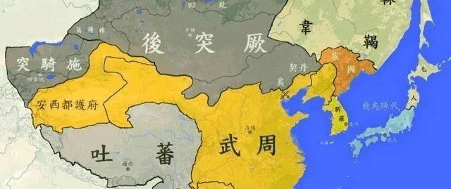 通过地图看唐朝版图变迁:一个庞大帝国,最后走向瓦解_公元_唐太宗