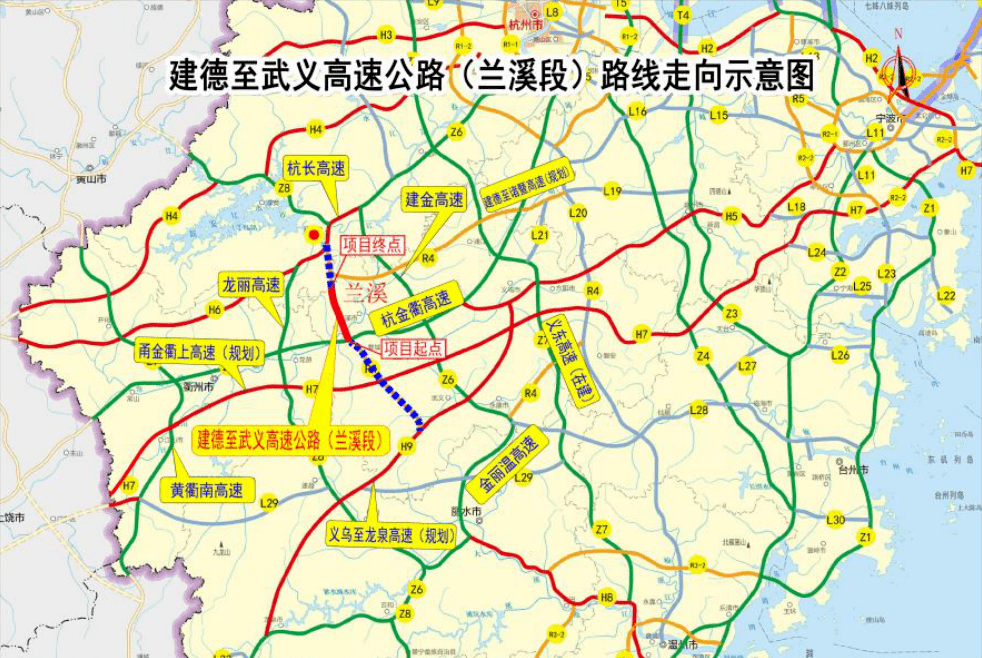 金华再添一条新高速!_兰溪_高速公路_路线