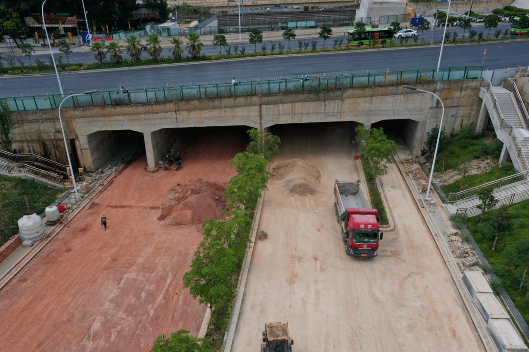 实探|长湖路北延长线下穿隧道进度更新,今年有望通车?_小探_南宁_城市