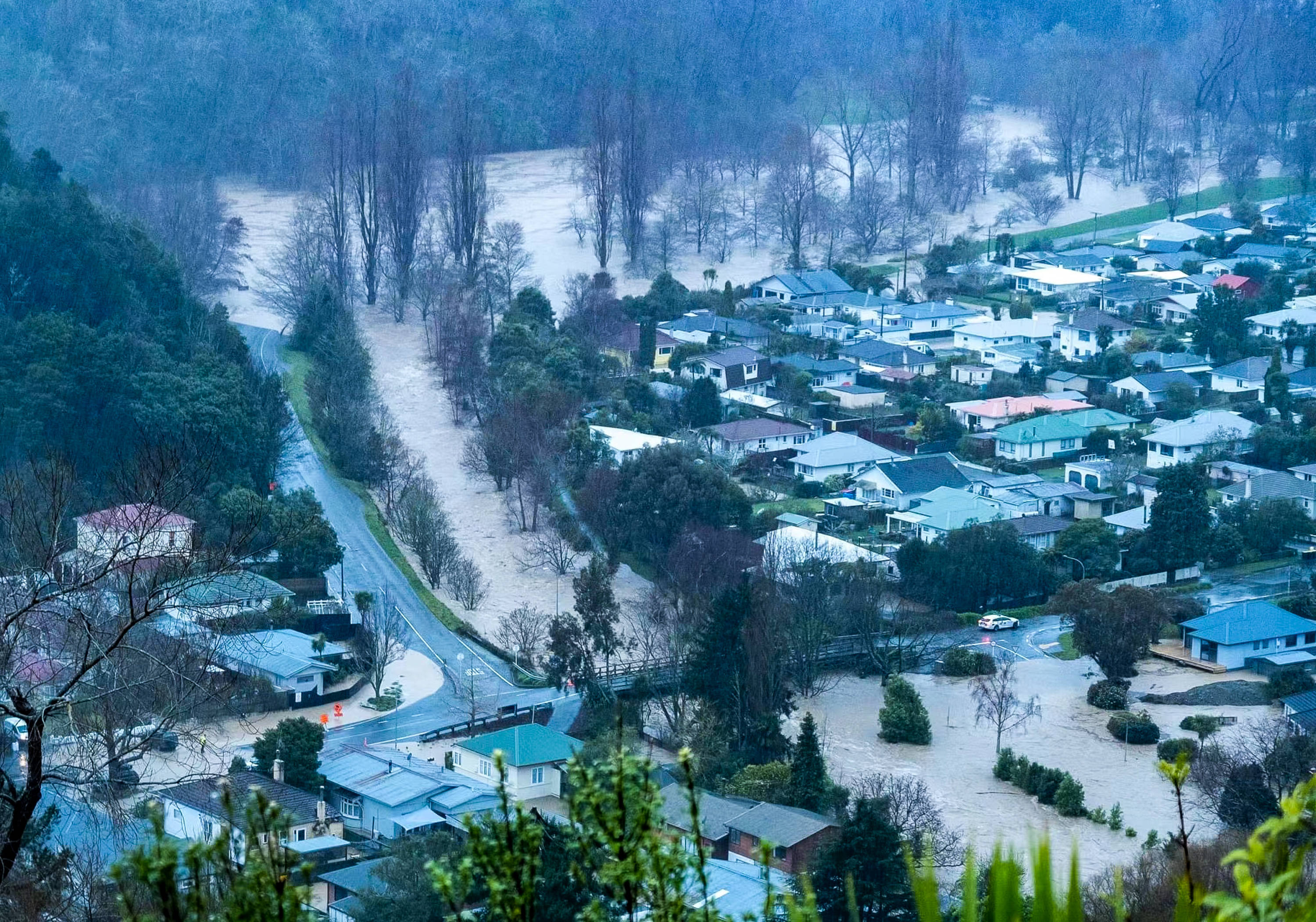 新西兰南岛洪涝严重