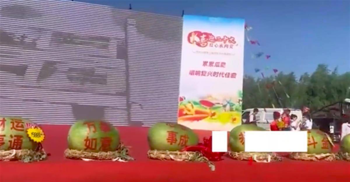 内蒙175斤重“西瓜王”卖出15.8万元高价，专家：国内还有更大的瓜