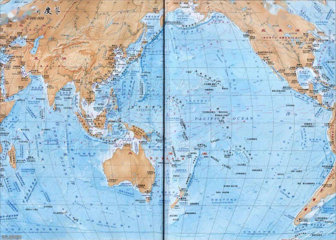 收藏丨这些宝藏高清地图快收好!_大地构造_地形_世界