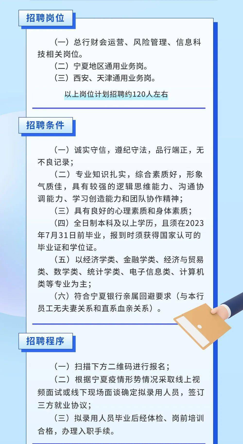 【最新招聘】涉及事业单位、银行、企业！