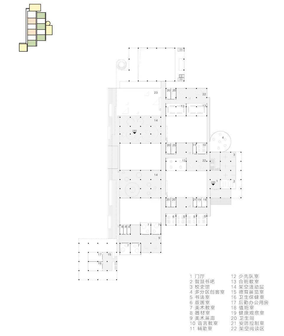 竞赛第三名 伦教小学分校区新建工程 全体建筑_空间_校园_跑道