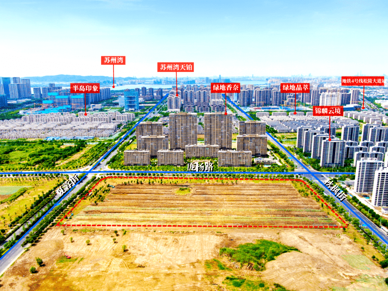 苏州五批次4大片区公告10宗地块,湖东,月亮湾,高铁新城,元和,科技城