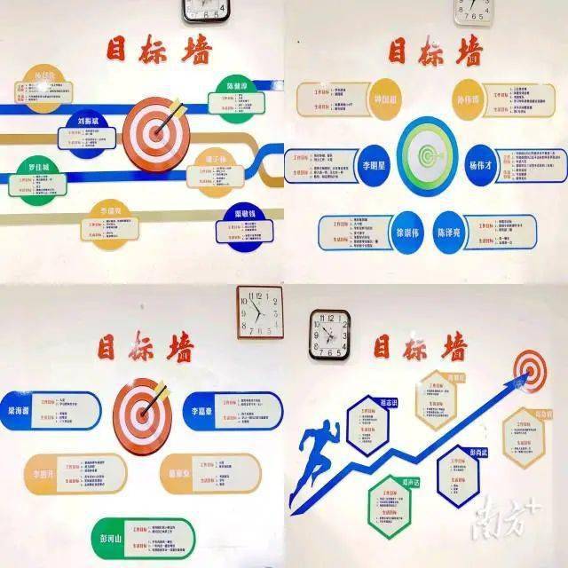 陆河消防大队政治教导员王会文介绍"目标墙"的设立是为了鼓励全体