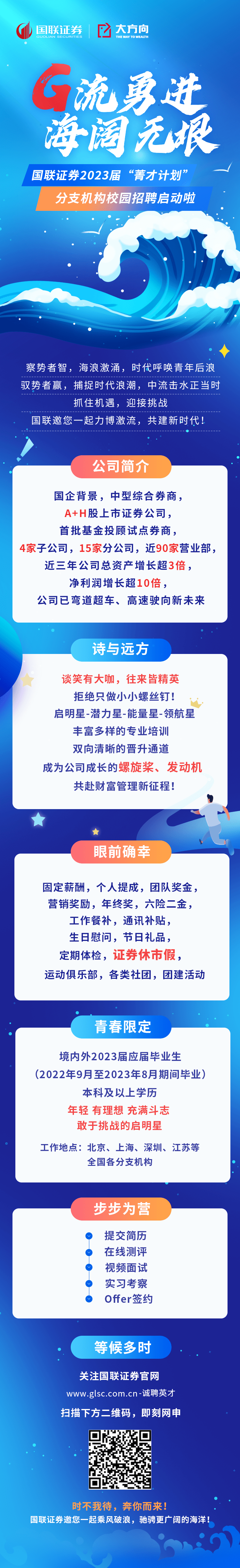 校园招聘 国联证券2023届"菁才计划"分支机构校园招聘启动_就业_陈