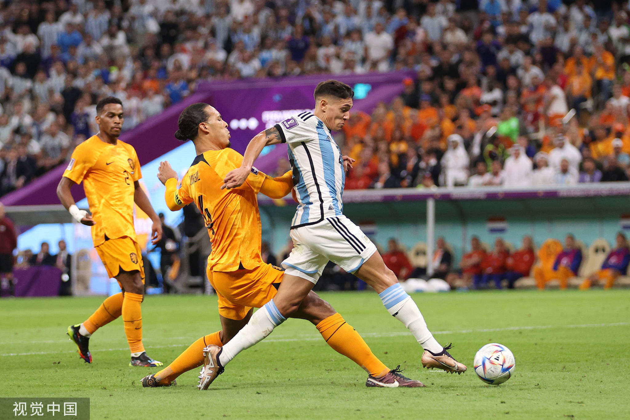 Mondiali-Messi assists Molina cuts Argentina’s first goal at half-time 1-0 Netherlands_Restricted Area_Cunha_Middle Road