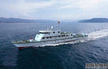江龙船艇开工建造辽宁省两艘300吨级渔政执法船