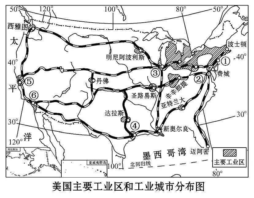 大气运动常识点最全梳理，空白＋彩色世界区域天文填图（可下载）