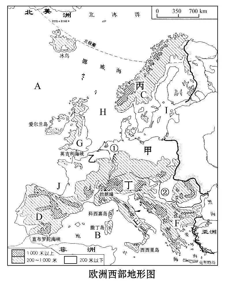 大气运动常识点最全梳理，空白＋彩色世界区域天文填图（可下载）