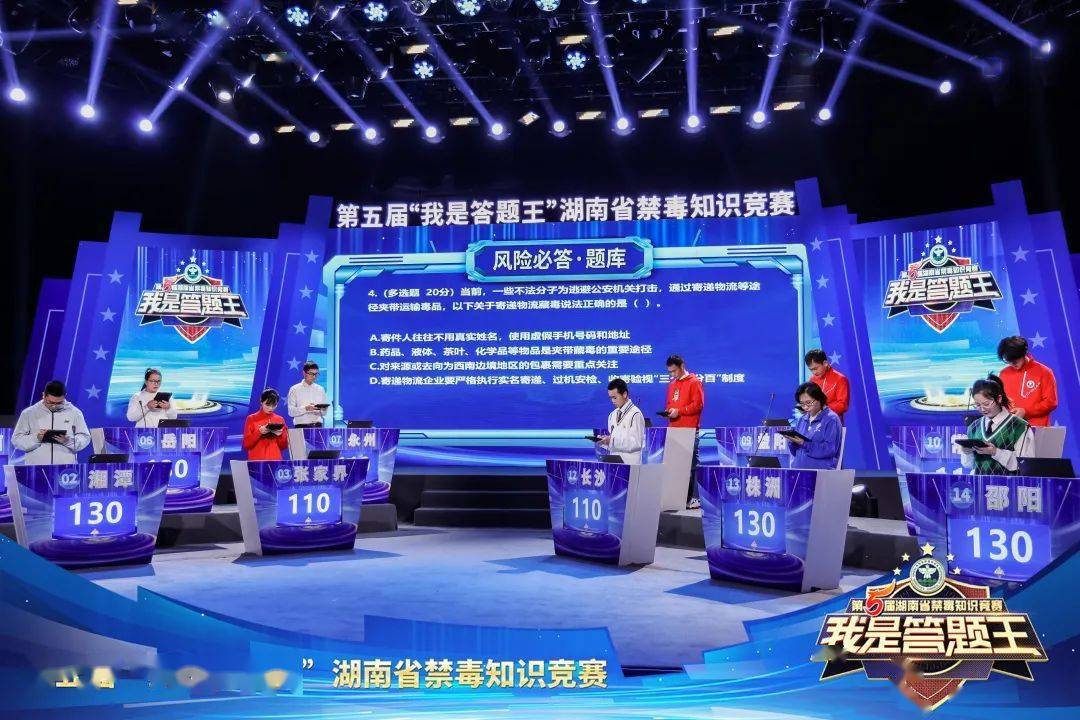 第五届“我是答题王”湖南省禁毒常识竞赛决赛完美收官