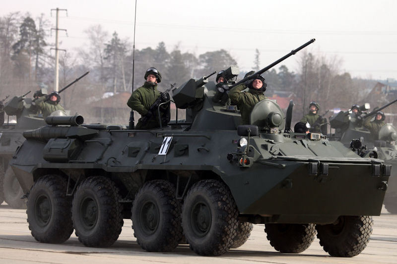 运用最广泛的俄罗斯地面装备btr82a装甲车