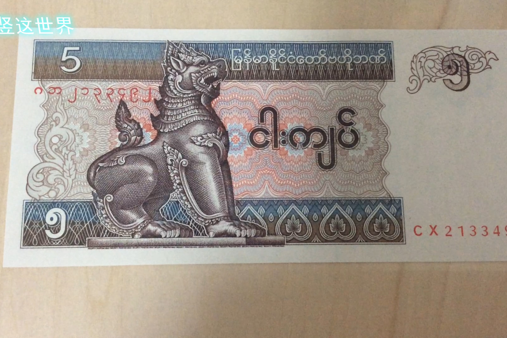缅甸5元硬币图片