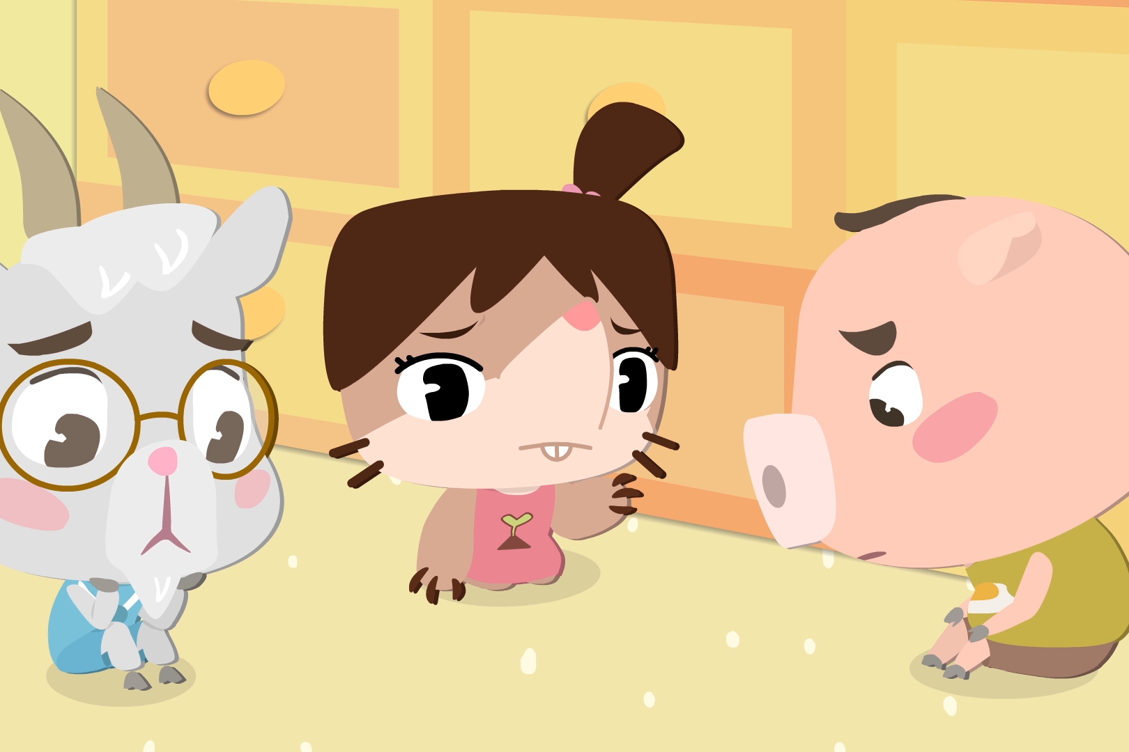 墨羽动画熊兔子贝贝泥人是孩子想象力的投影看宝贝想着啥