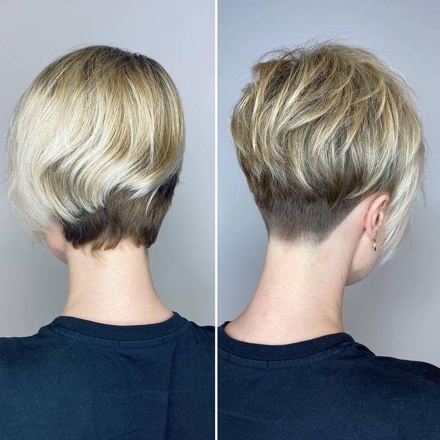 镜子发型的个人展示页