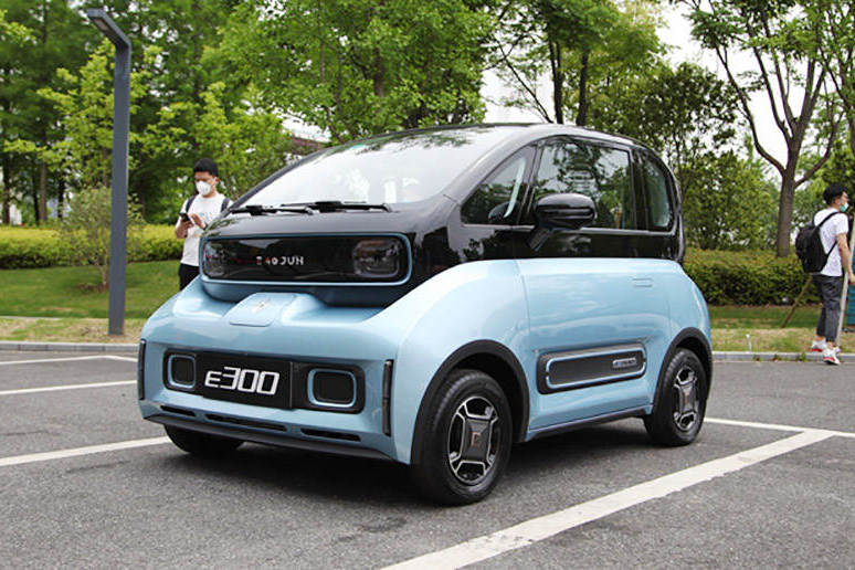 静态体验宝骏e300,萌中带酷,6月份正式公布售价 电动邦2020.5.22 7193