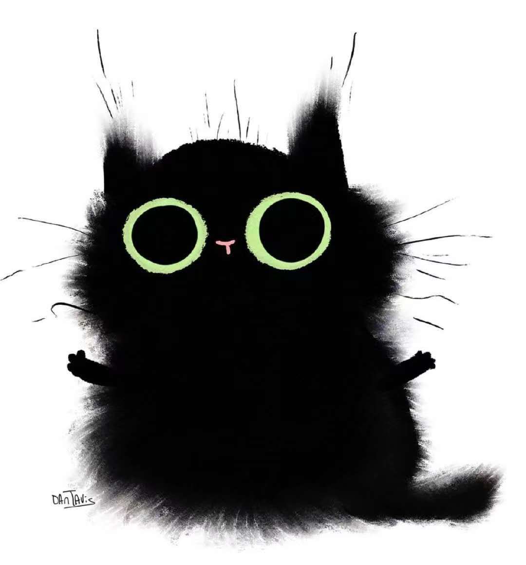 艺术作品分享可爱的猫咪dantavis