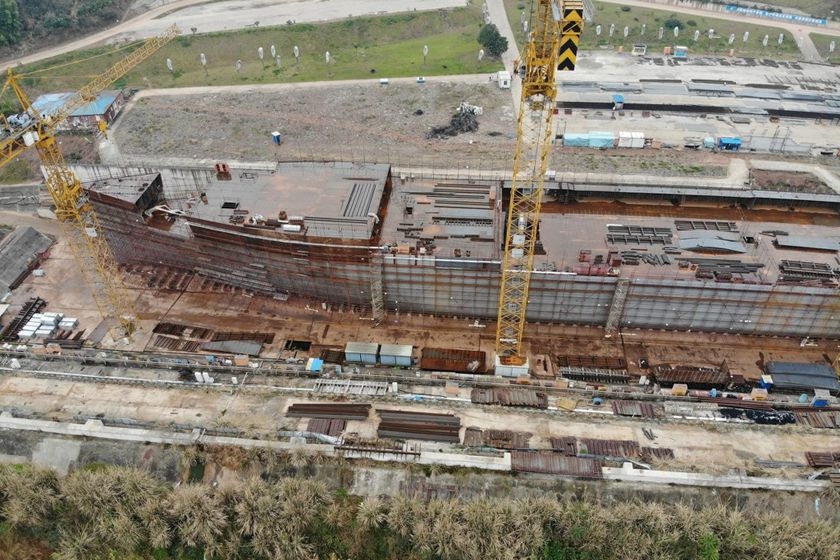 太震撼了四川大英新泰坦尼克号航拍照片曝光引发网友热议