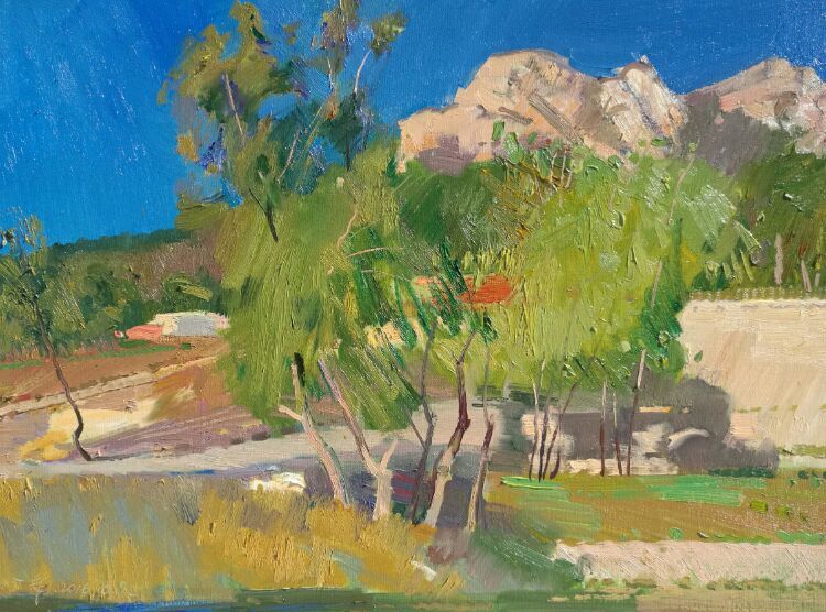 油画家丁一林:自成风格,追求神品境界