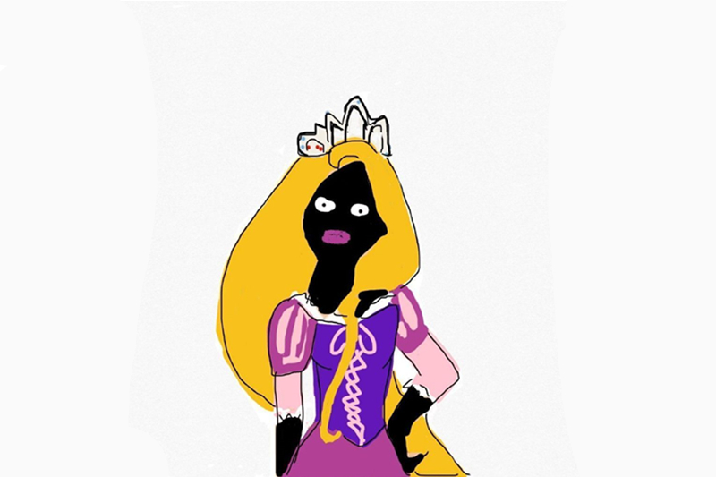 ▼《公主和青蛙》的蒂安娜公主,是一位黑人姑娘,也是众多位迪士尼公主