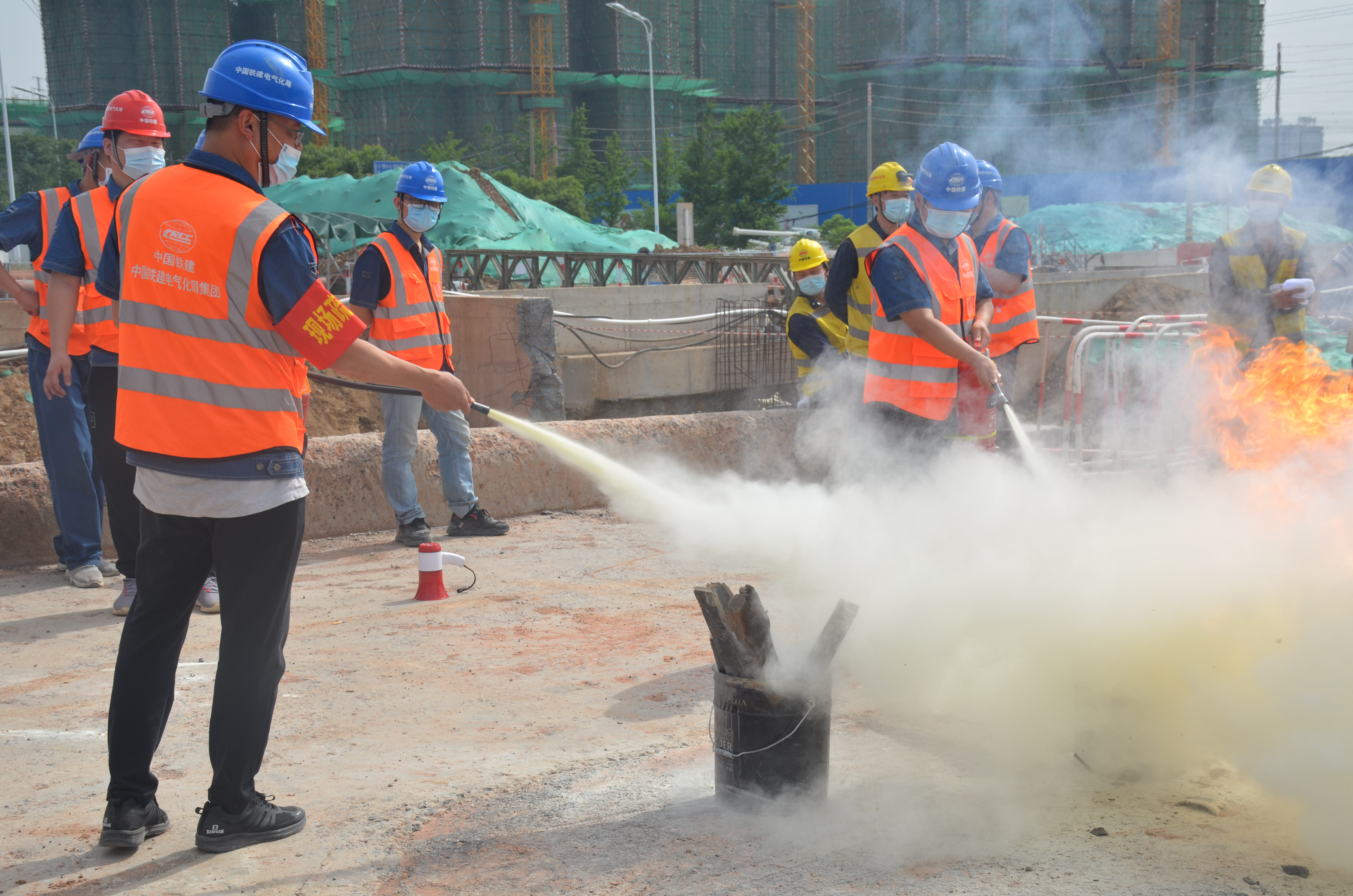 增强了项目部整体消防安全技能及应急处置水平,为后续施工生产提供了