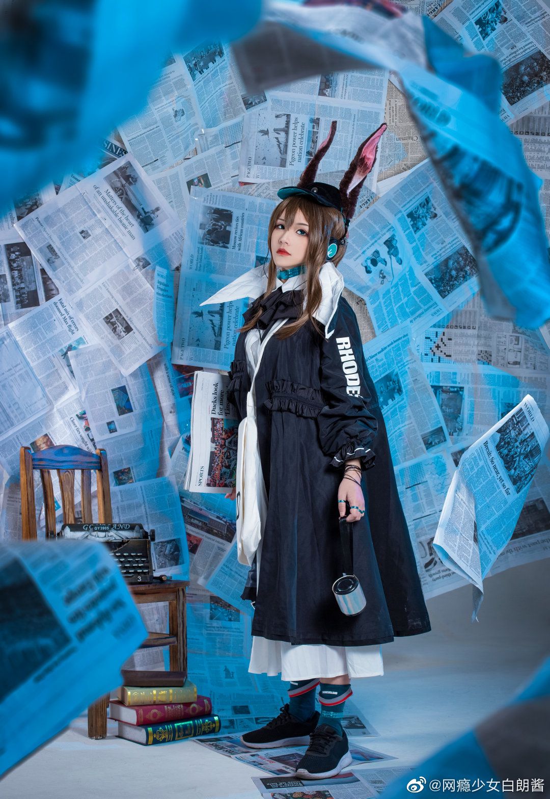 網癮少女白朗醬明日方舟超話 #明日方舟# #cosplay#阿米婭-報 