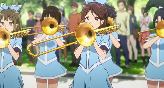 超级抢眼的,甚至让北宇治都差点乱了阵脚的,立华高中