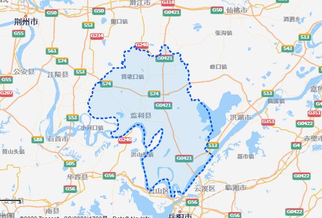 监利县朱河镇地图图片