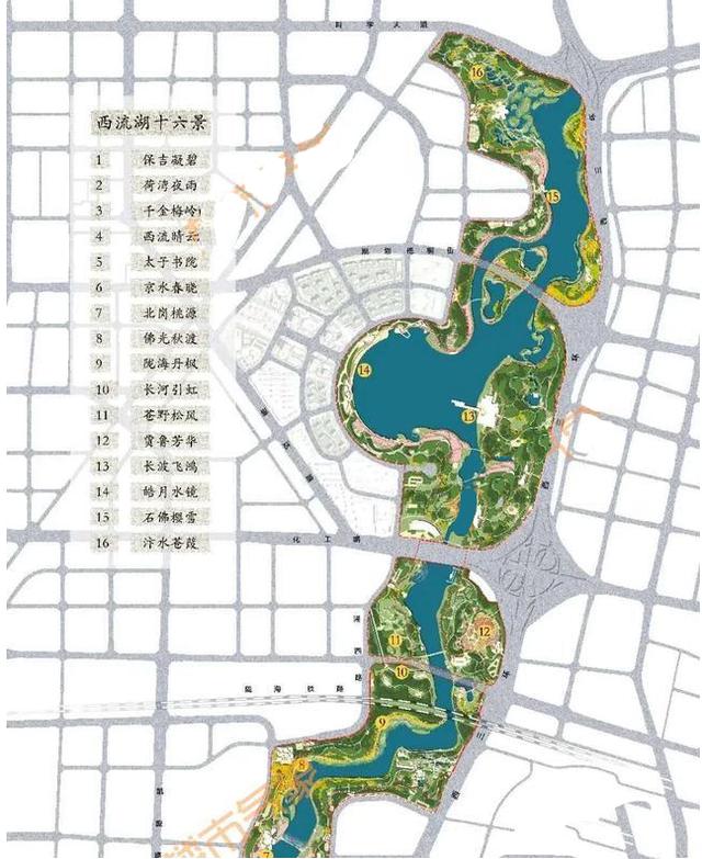 北京北林地景园林规划院贾鲁河西流湖段(中原西路—科