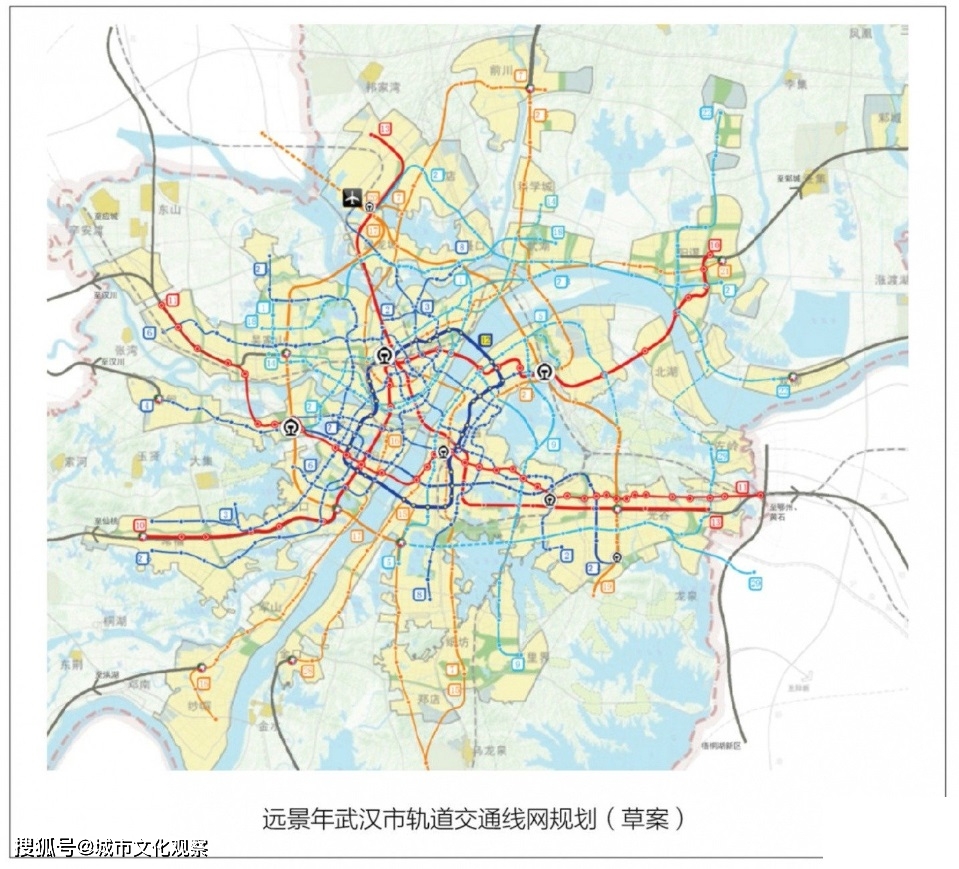 武汉地铁前川线全线开工各站点位置一览图预计22年5月建成