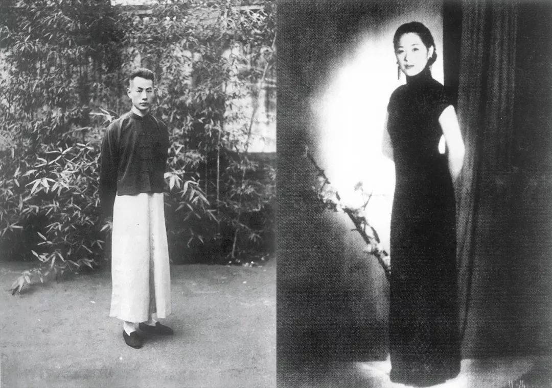 张伯驹(左)与夫人潘素(张伯驹潘素文化发展基金会 供图)今天流传的