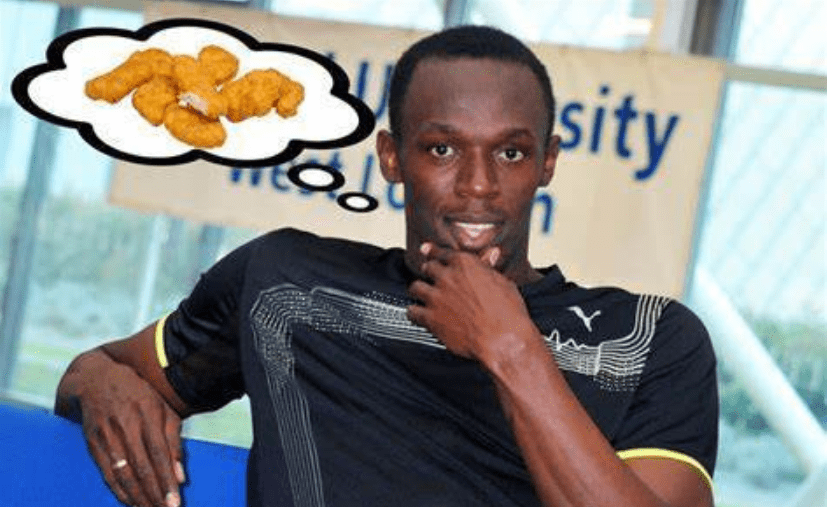 博尔特北京奥运会吃1000块麦乐鸡吃不了中餐上麦当劳1天100块