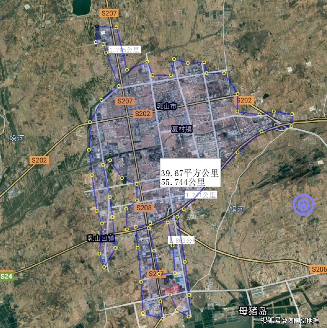原创山东威海市2区2市建成区面积排名最小是乳山市来了解一下