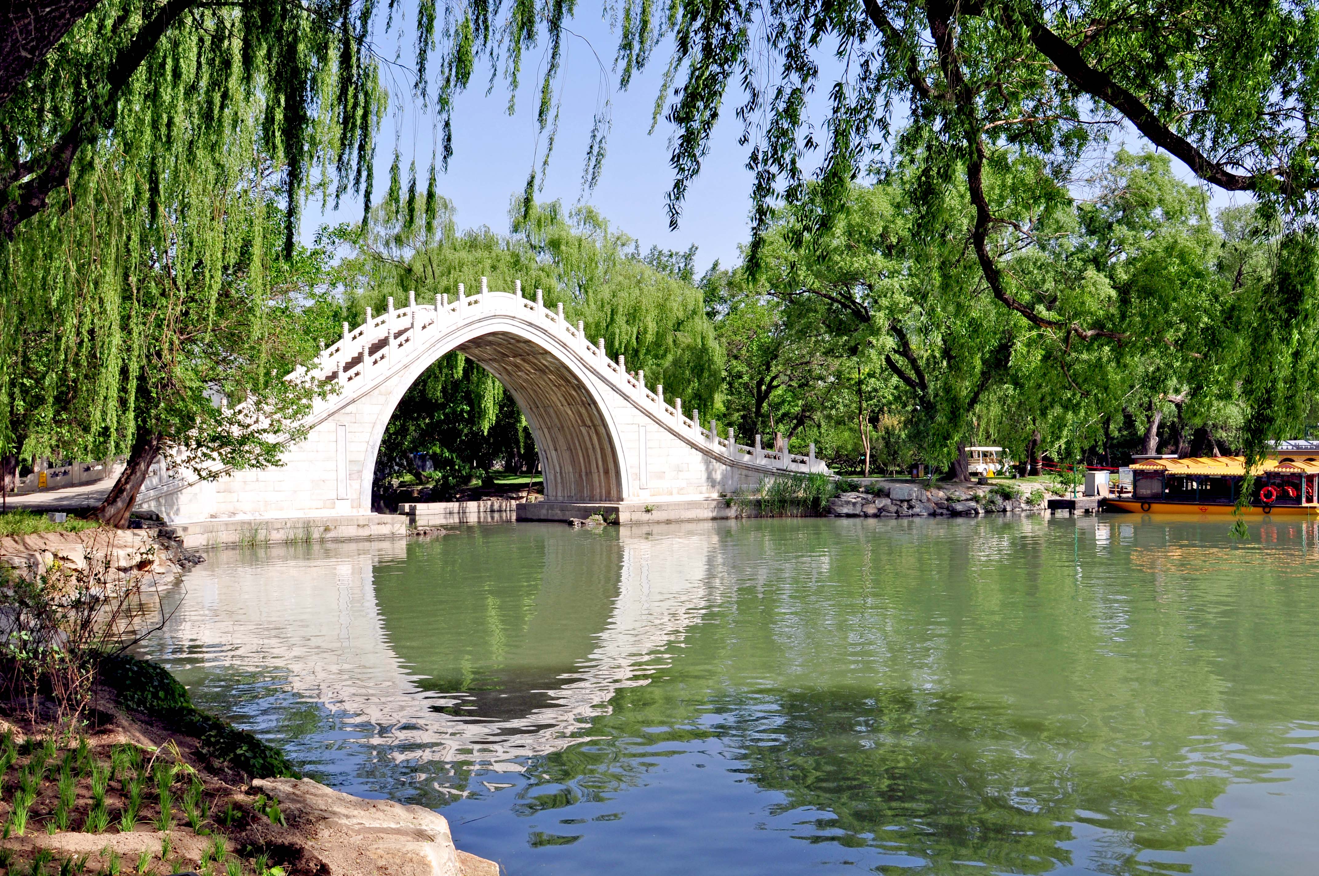 颐和园西堤玉带桥最美图片