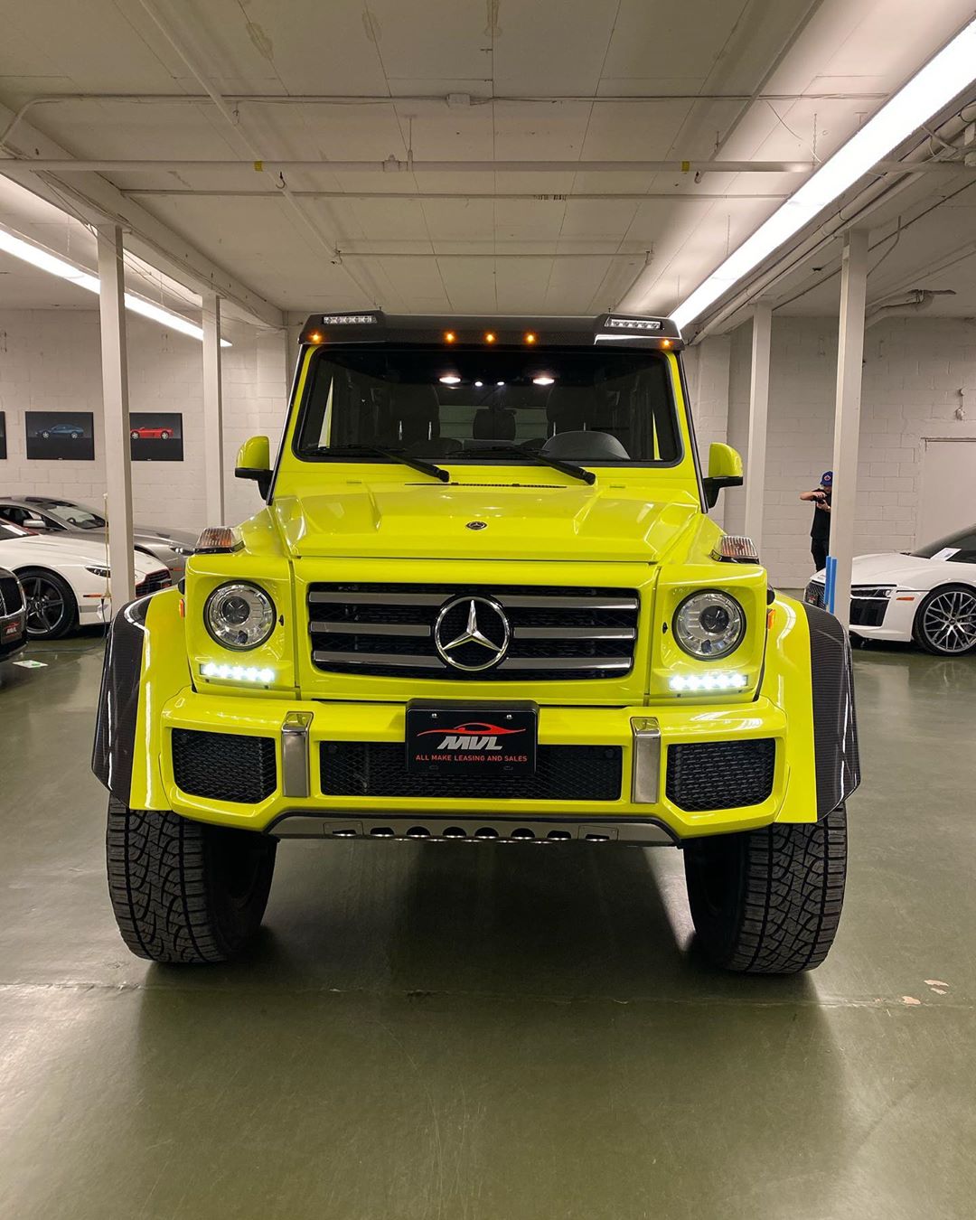 到哪都是"居高临下"的奔驰g550 4x4