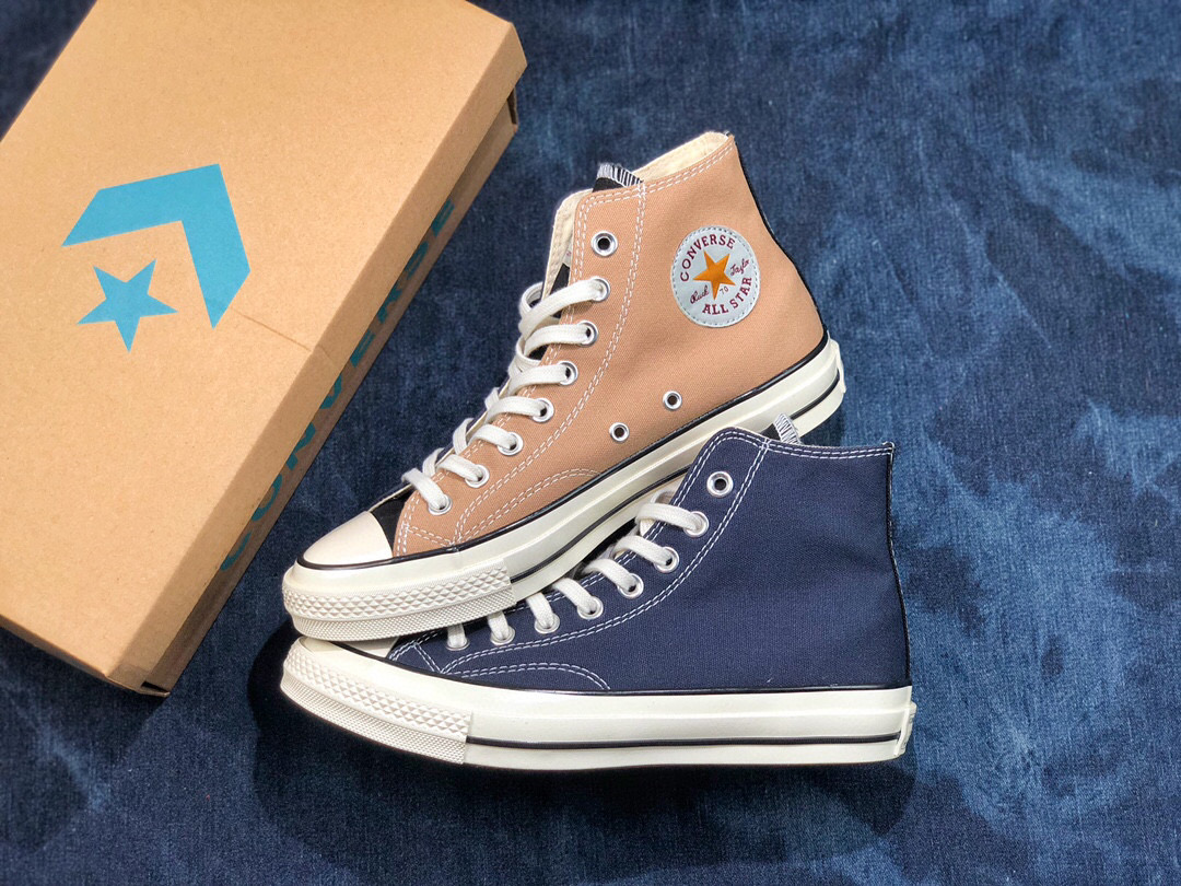 匡威卡哈特联名converserenewchuck70xcarharrtwip帆布鞋