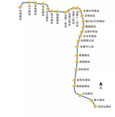 这三条轨交线中最为重要的当属贯穿北龙湖和东区cbd的郑州地铁4号线