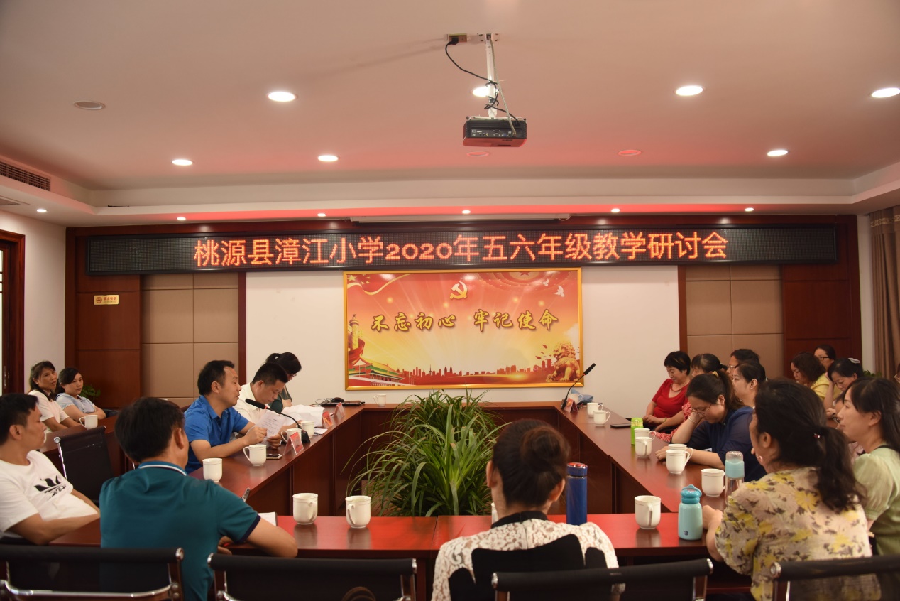 桃源县漳江小学2020年高年级学科教学研讨会召开