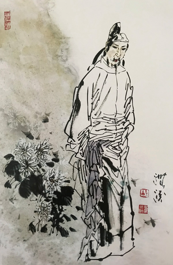 超凡脱俗 养眼养心——画家舒湘汉古意人物作品欣赏