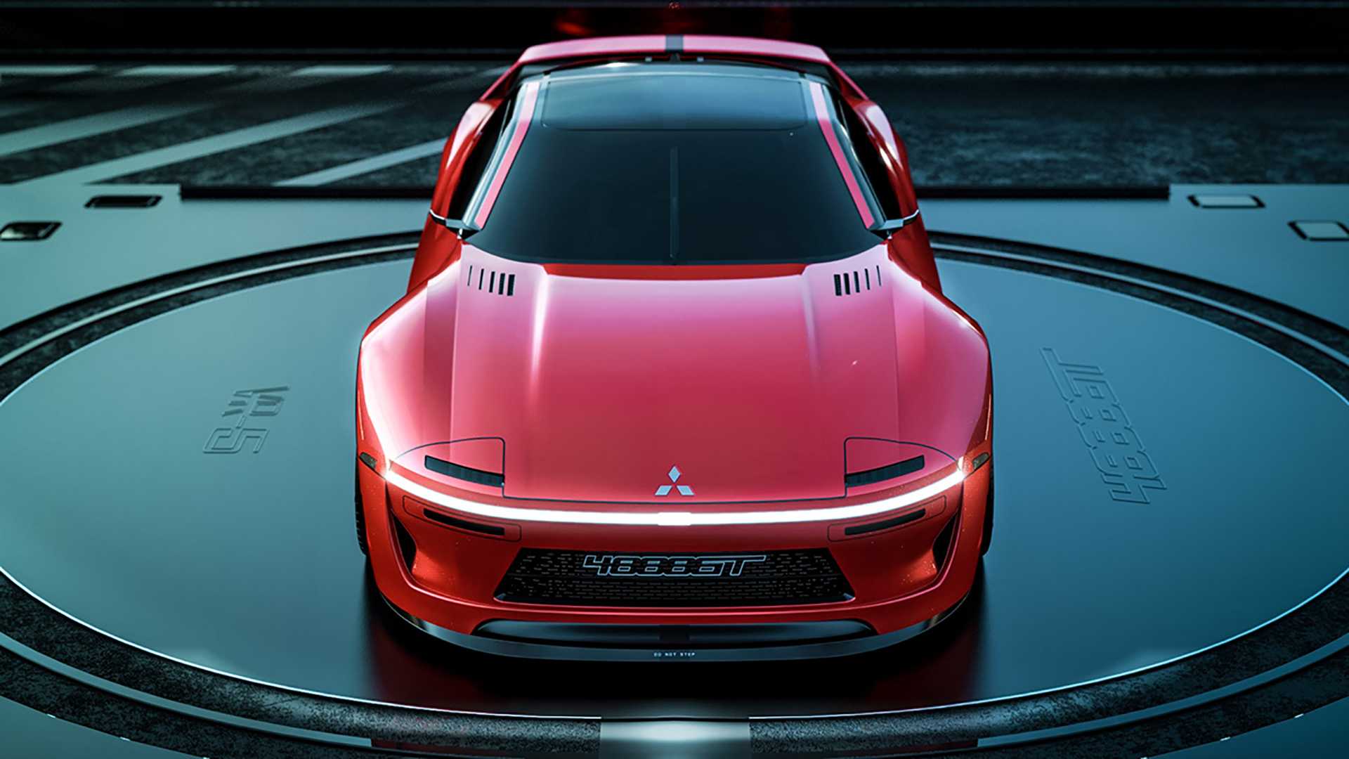 三菱4000gt渲染图曝光