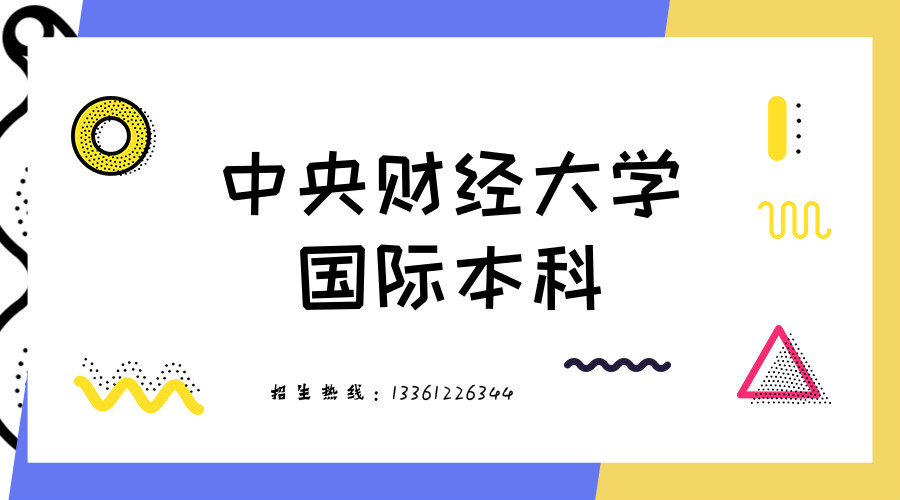 中央财经大学中外合作国际本科4 0自主招生教育项目招