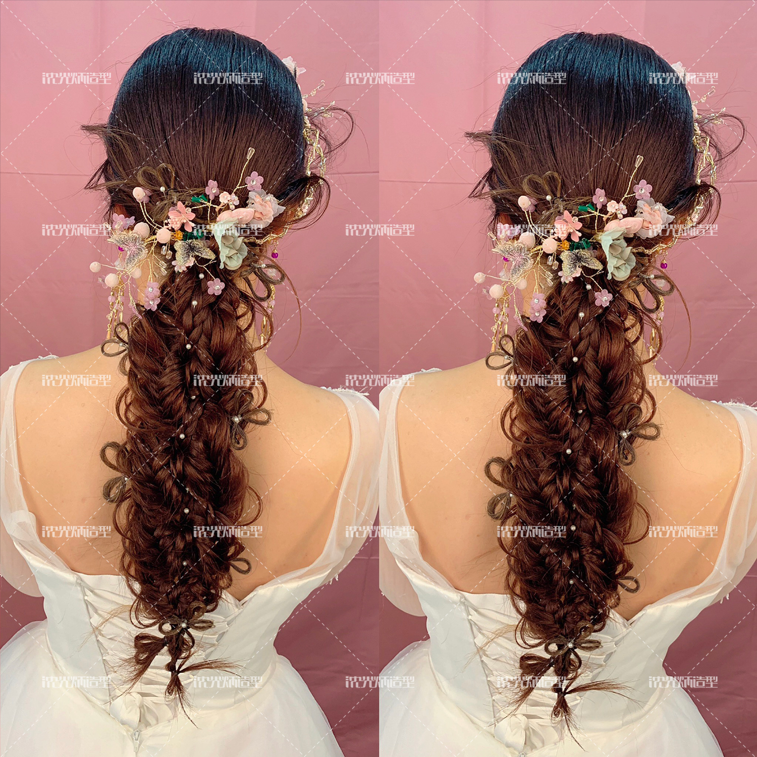 美丽的新娘发型图片素材-编号26816377-图行天下
