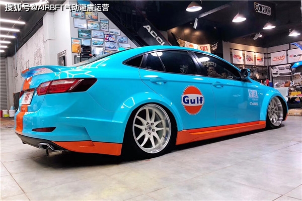 气动避震李洋分享奔腾b70改装airbft气动避震品牌案例