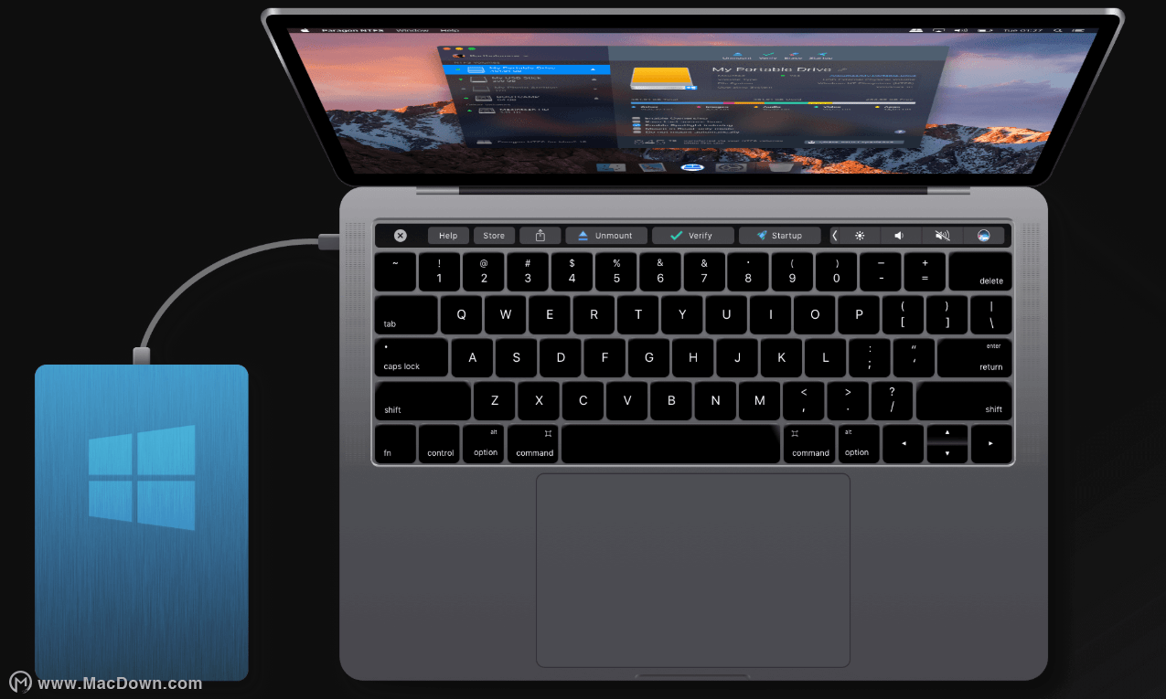 paragonntfsformacmac讀寫ntfs磁盤工具