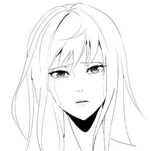 非常简单的人物哭泣,伤心表情绘画技巧