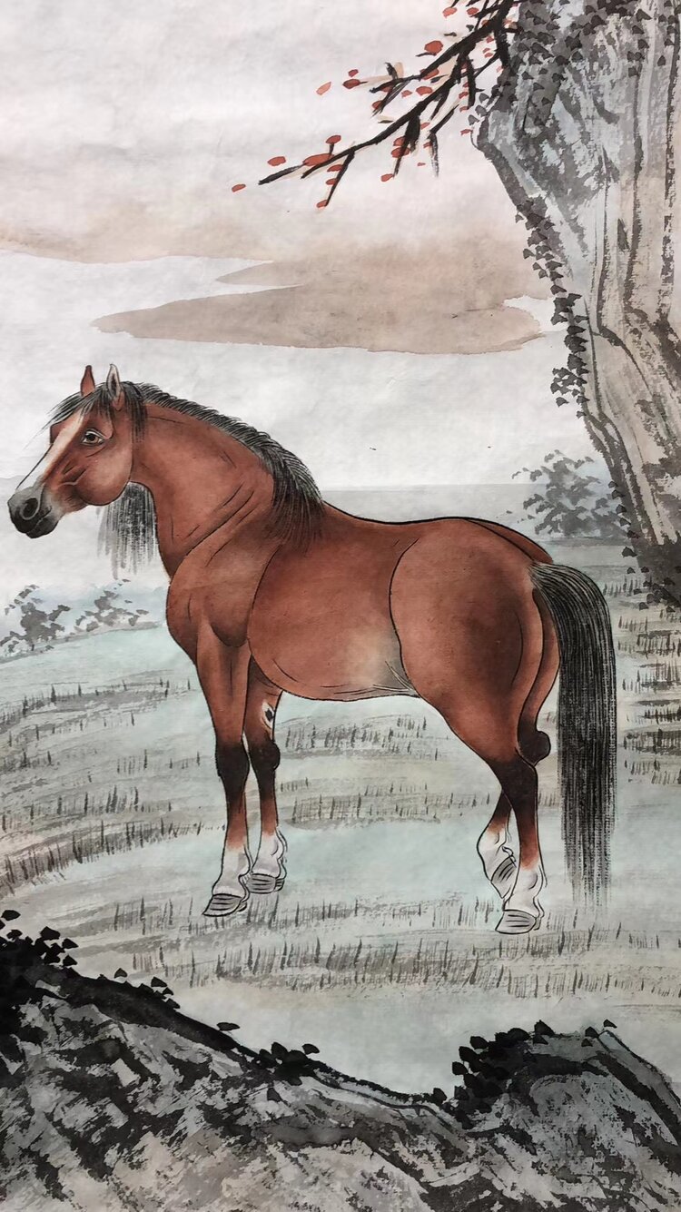 胡正良在松风的世界里矫矫不群徐奎绘画作品赏析